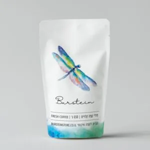 White Sachet Mockup Against White Background