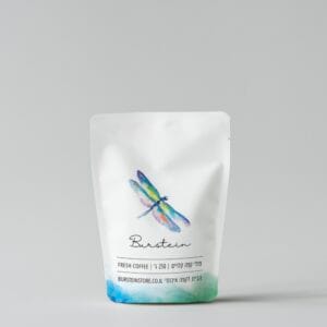 White Sachet Mockup Against White Background